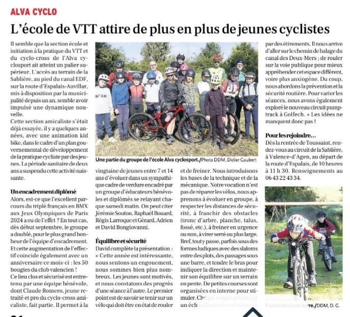 Article la depeche paru 06 11 24